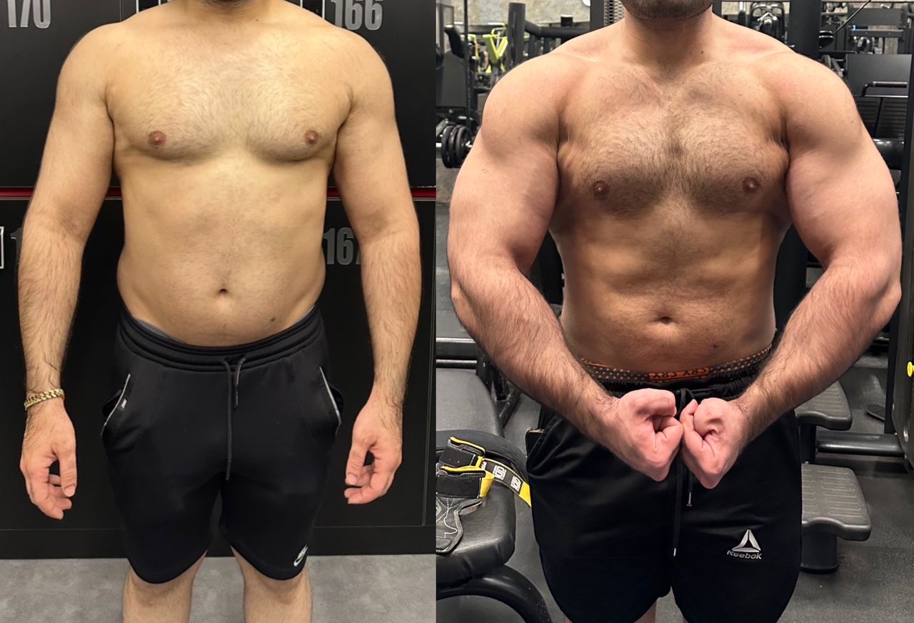 افزایش حجم بالاتنه و کاهش چربی
